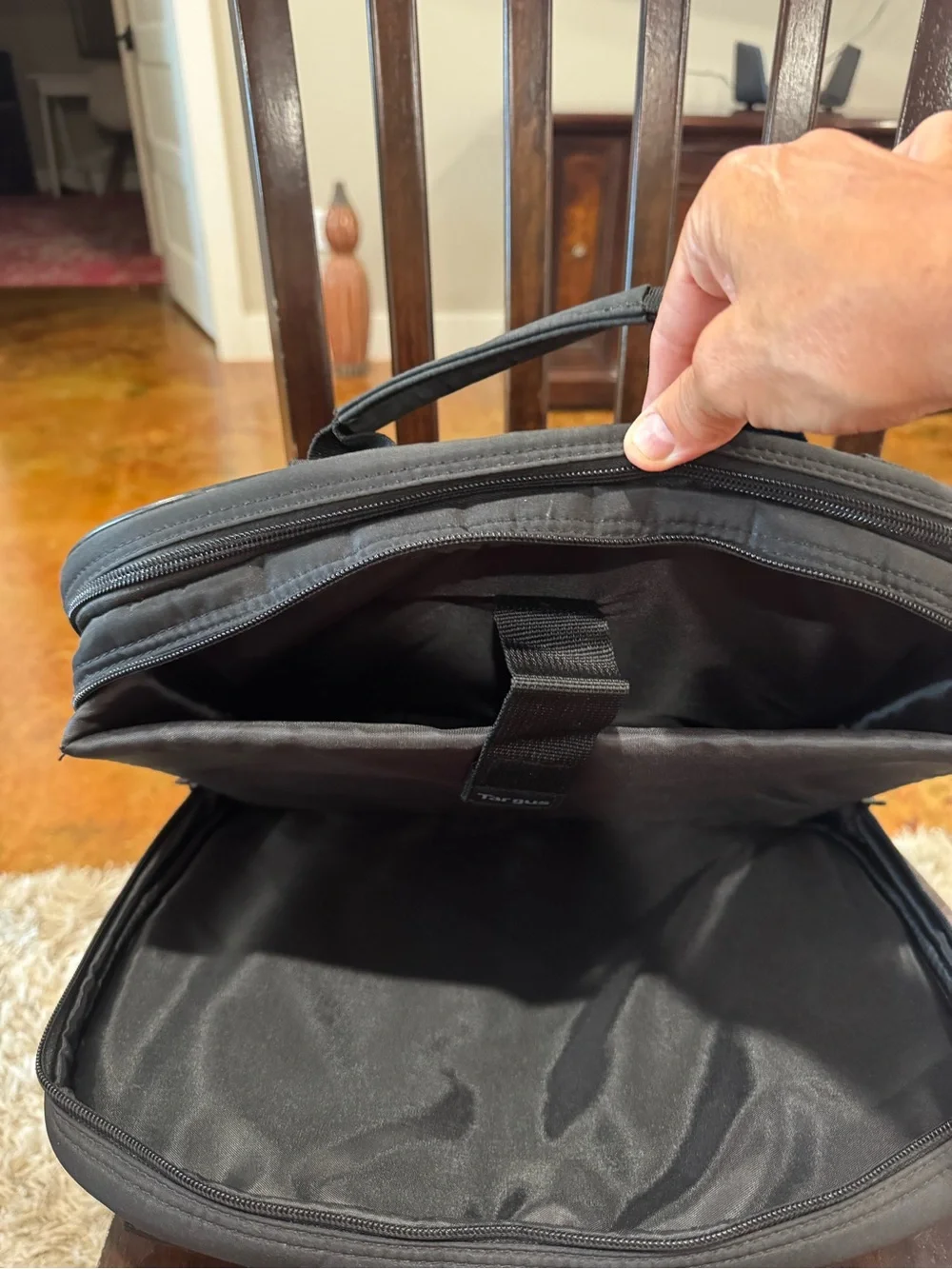 Targus Two-Tone Gray and Black Laptop Briefcase